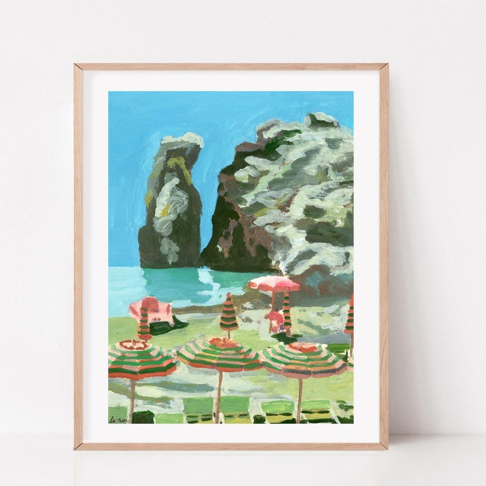 Monterosso, Italy travel print, Cinque Terres, Amalfi coast